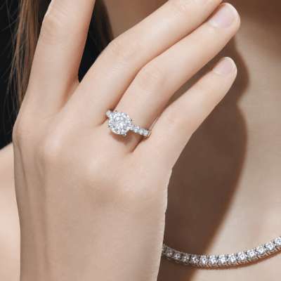 Sparkling Solitaire Ring for Women