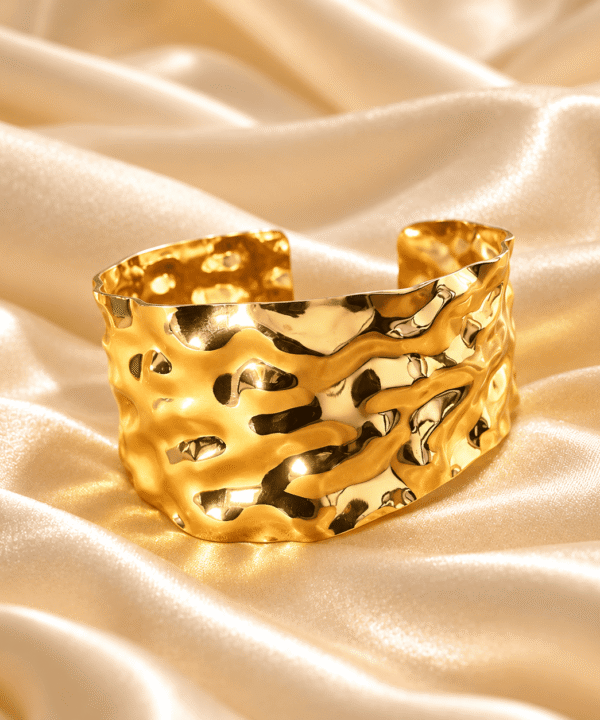 Textured Gold Statement…