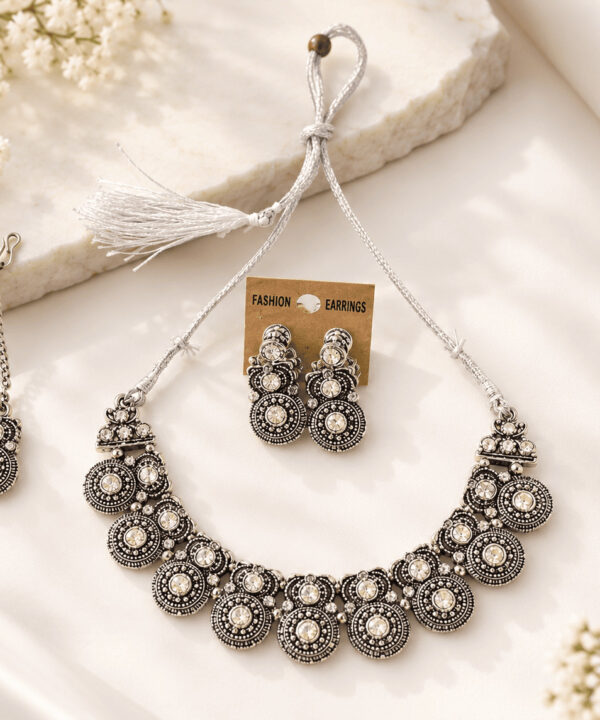 Elegant Oxidized Silver…