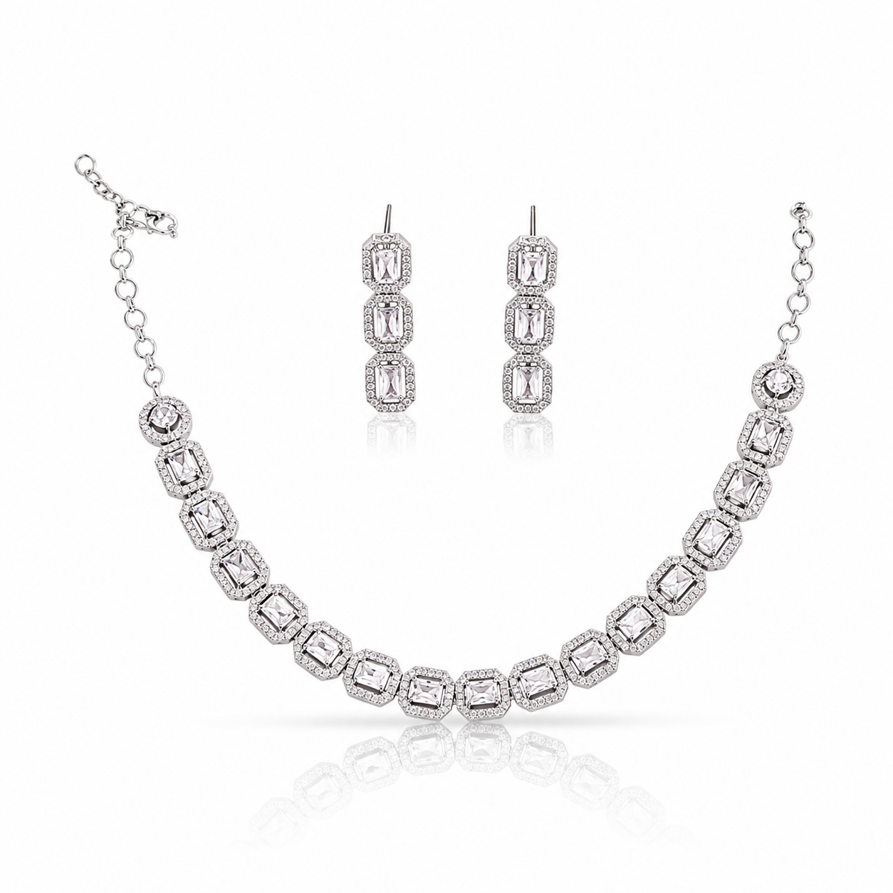 Elegant silver jewelry…