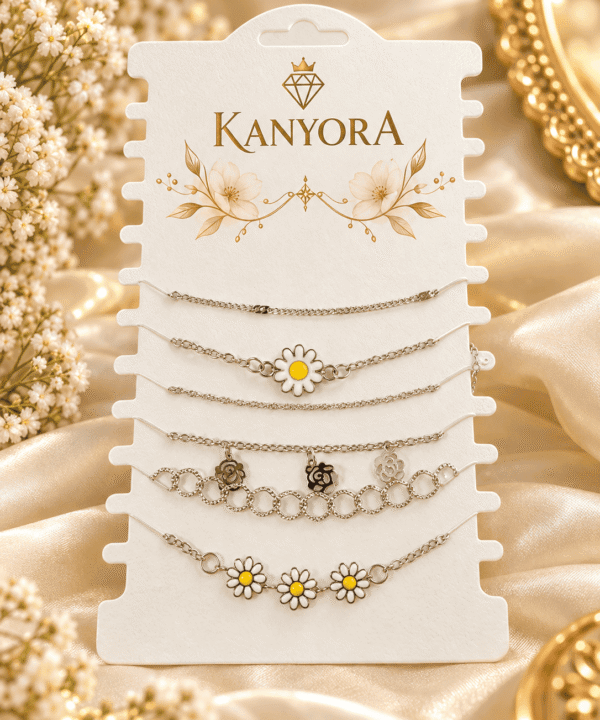 Daisy Charm Anklet…